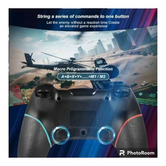 Wireless Controller for Nintendo Switch N-SL | Bluetooth USB-C Charging Black - Picture 5 of 9